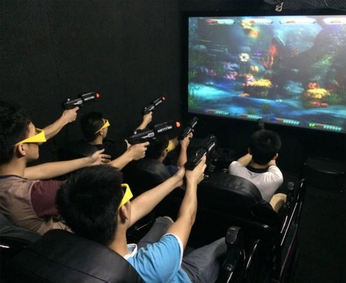 余庆地震7D互动游戏影院